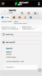 Mobile Screenshot of iaenic.deviantart.com