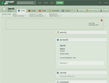 Tablet Screenshot of iaenic.deviantart.com