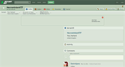 Desktop Screenshot of necrominionhtf.deviantart.com