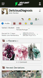 Mobile Screenshot of deliciousdiagnosis.deviantart.com
