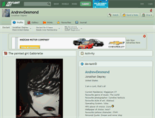 Tablet Screenshot of andrewdesmond.deviantart.com