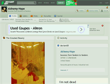 Tablet Screenshot of alchemy-hope.deviantart.com