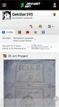 Mobile Screenshot of dekiller395.deviantart.com