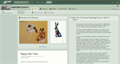 Desktop Screenshot of leporidae-lovers.deviantart.com