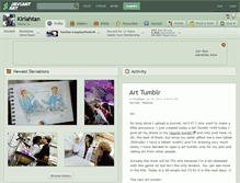 Tablet Screenshot of kiriahtan.deviantart.com