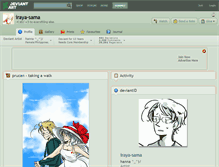 Tablet Screenshot of iraya-sama.deviantart.com