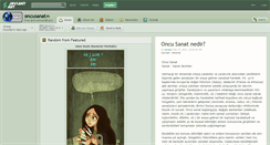 Desktop Screenshot of oncusanat.deviantart.com