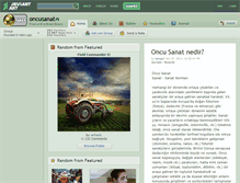 Tablet Screenshot of oncusanat.deviantart.com