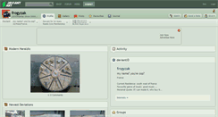 Desktop Screenshot of frogyzak.deviantart.com