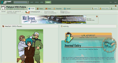Desktop Screenshot of platypus-with-fedora.deviantart.com