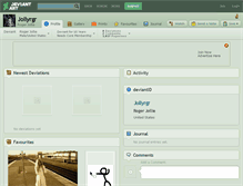 Tablet Screenshot of jollyrgr.deviantart.com