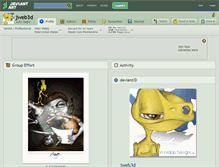 Tablet Screenshot of jweb3d.deviantart.com