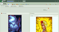 Desktop Screenshot of genisc.deviantart.com