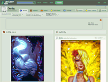 Tablet Screenshot of genisc.deviantart.com