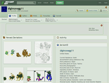 Tablet Screenshot of digimonegg11.deviantart.com