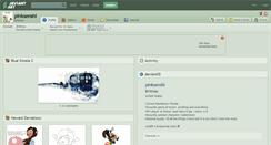Desktop Screenshot of pinksenshi.deviantart.com
