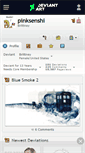 Mobile Screenshot of pinksenshi.deviantart.com