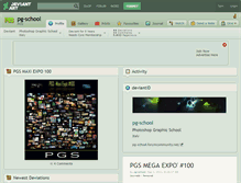 Tablet Screenshot of pg-school.deviantart.com