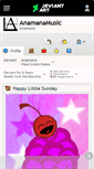 Mobile Screenshot of anamanamusic.deviantart.com