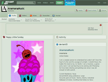 Tablet Screenshot of anamanamusic.deviantart.com