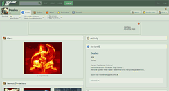 Desktop Screenshot of dealxa.deviantart.com