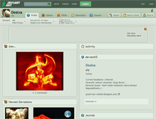 Tablet Screenshot of dealxa.deviantart.com