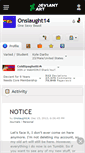 Mobile Screenshot of onslaught14.deviantart.com