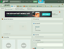 Tablet Screenshot of airron5.deviantart.com