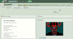 Desktop Screenshot of guy-incognito.deviantart.com