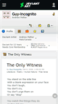 Mobile Screenshot of guy-incognito.deviantart.com