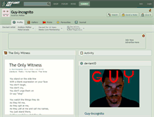 Tablet Screenshot of guy-incognito.deviantart.com