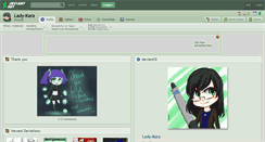 Desktop Screenshot of lady-kara.deviantart.com