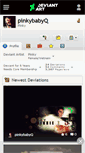 Mobile Screenshot of pinkybabyq.deviantart.com
