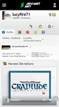 Mobile Screenshot of lucyfire71.deviantart.com