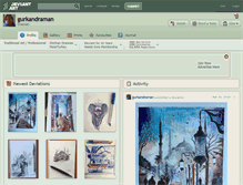 Tablet Screenshot of gurkandraman.deviantart.com