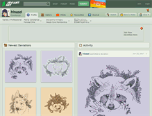 Tablet Screenshot of hinasei.deviantart.com