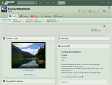 Tablet Screenshot of estella-brandybuck.deviantart.com