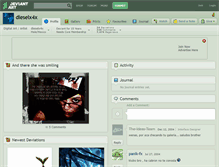 Tablet Screenshot of dieselx4x.deviantart.com