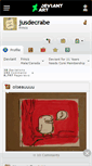 Mobile Screenshot of jusdecrabe.deviantart.com