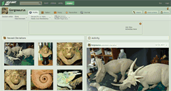 Desktop Screenshot of gorgosaurus.deviantart.com