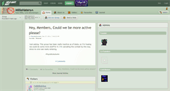 Desktop Screenshot of milliehaters.deviantart.com