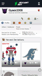 Mobile Screenshot of gyaos2008.deviantart.com