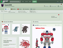 Tablet Screenshot of gyaos2008.deviantart.com