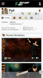 Mobile Screenshot of flyli.deviantart.com