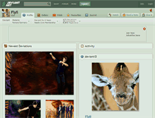 Tablet Screenshot of flyli.deviantart.com