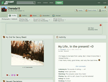 Tablet Screenshot of cherada15.deviantart.com