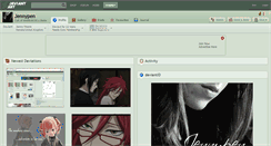 Desktop Screenshot of jennypen.deviantart.com