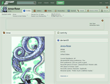 Tablet Screenshot of anxa-rose.deviantart.com