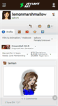 Mobile Screenshot of lemonmarshmallow.deviantart.com