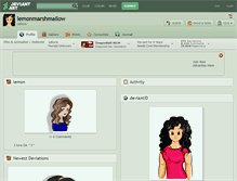 Tablet Screenshot of lemonmarshmallow.deviantart.com
